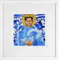 Preview: "Guardian Angel" ca. 15x15 cm |  Alex Biegler | Fine-Art-Print mit Passepartout und schwarzem oder weissem Holzrahmen 30x30 cm Edition 25