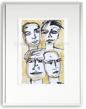 Four of us No 3 / Some of us 2016  | 21x14 | Rolant de Beer