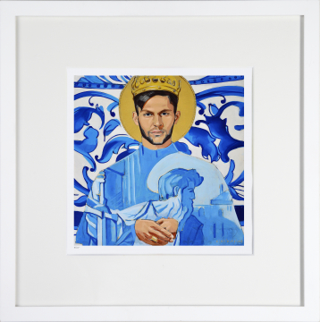 "Guardian Angel" ca. 15x15 cm |  Alex Biegler | Fine-Art-Print mit Passepartout und schwarzem oder weissem Holzrahmen 30x30 cm Edition 25