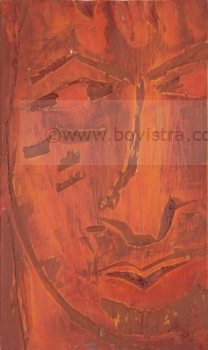 woodcut face 2007 | No1
