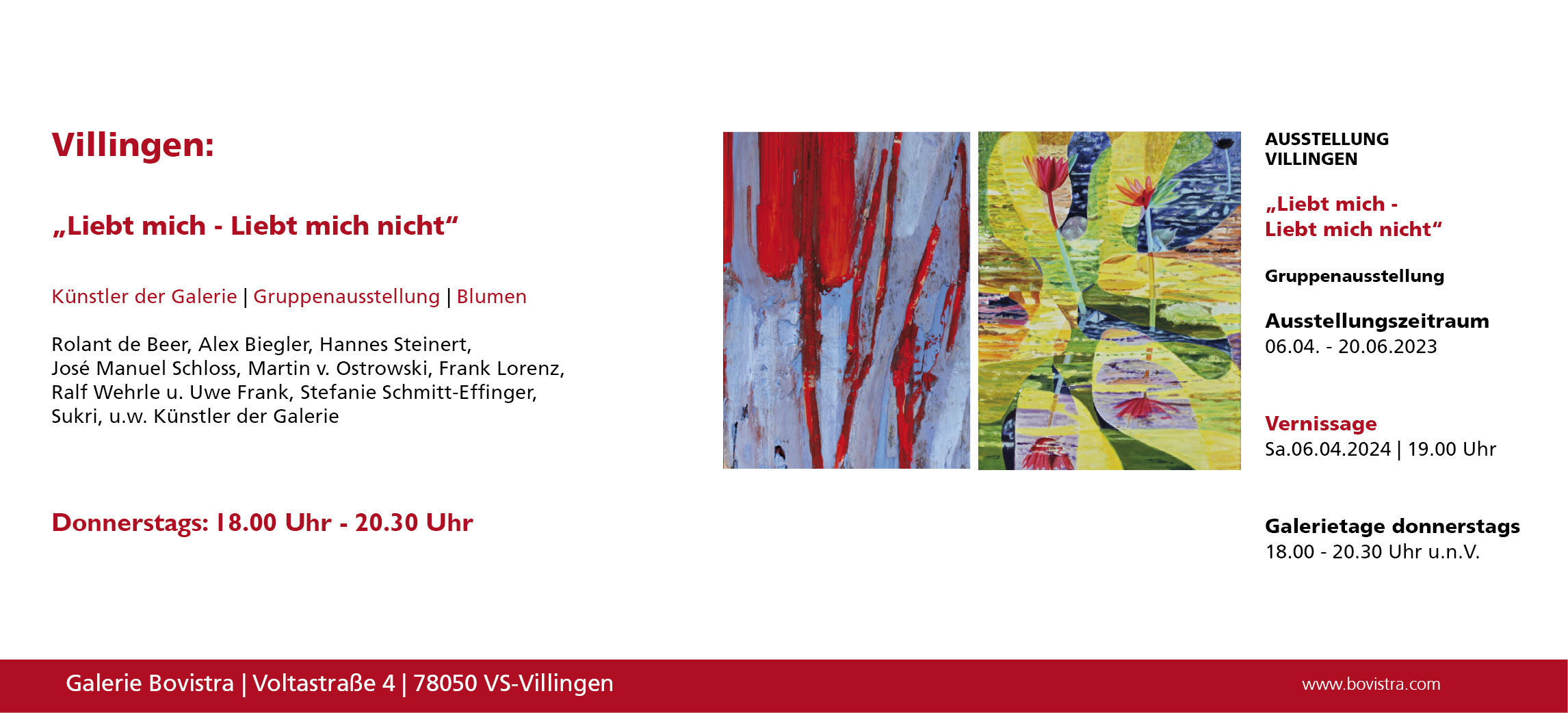 Aktuelle Ausstellung in Villingen