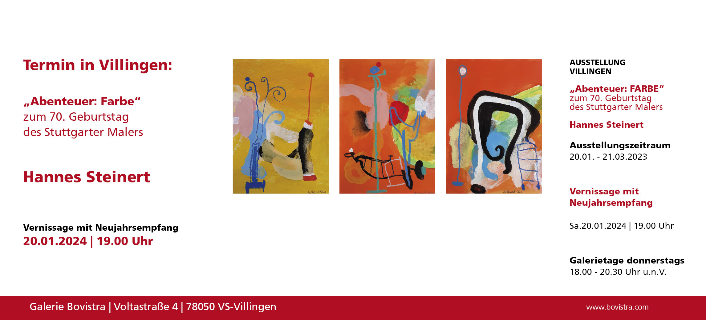 Aktuelle Ausstellung in Villingen