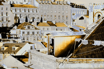 ONE DAY | LISSABON No15 | Ralf Wehrle und Uwe FrankFotografie - Fine - Art - Print  ca.40x60 cm | gerahmt 60x80 cm mit Passepartout und Holzrahmen  Auflage 15 | signiert