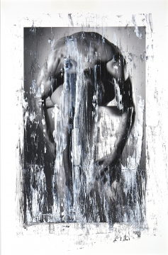 overpainted 2024  No2 | Ralf Wehrle und Uwe Frank Fotografie mit Mischtechnik, Unikat signiert, ca. 40x60 cm