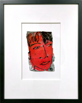 Preview: Face red | Serie yesterday I was a beercan | 20x15 | Rolant de Beer