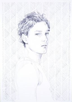 Nr.464_A4 | 2025 | Frank Lorenz | Original ca. 20x29 | gerahmt 50x40cm mit weissem oder schwarzem Holzrahmen und weissem Passepartout Bleistift | Mischtechnik auf Papier