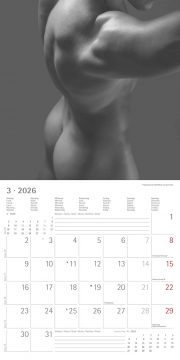 Masculine 2026 | Ralf Wehrle und Uwe Frank | 30 x 30 cm | aufgeklappt 30 x 60 cm Fotografen: Ralf Wehrle und Uwe Frank Black & White Fotodesign Alpha Edition