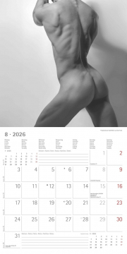Masculine 2026 | Ralf Wehrle und Uwe Frank | 30 x 30 cm | aufgeklappt 30 x 60 cm Fotografen: Ralf Wehrle und Uwe Frank Black & White Fotodesign Alpha Edition