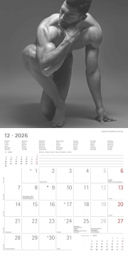 Masculine 2026 | Ralf Wehrle und Uwe Frank | 30 x 30 cm | aufgeklappt 30 x 60 cm Fotografen: Ralf Wehrle und Uwe Frank Black & White Fotodesign Alpha Edition