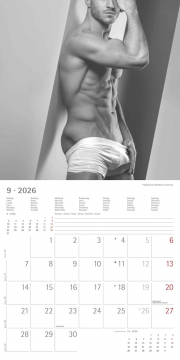Masculine 2026 | Ralf Wehrle und Uwe Frank | 30 x 30 cm | aufgeklappt 30 x 60 cm Fotografen: Ralf Wehrle und Uwe Frank Black & White Fotodesign Alpha Edition