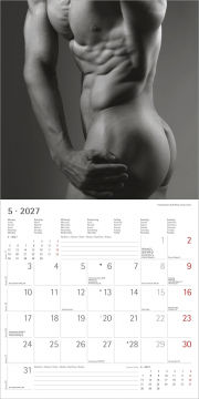 Preview: Masculine 2026 | Ralf Wehrle und Uwe Frank | 30 x 30 cm | aufgeklappt 30 x 60 cm Fotografen: Ralf Wehrle und Uwe Frank Black & White Fotodesign Alpha Edition