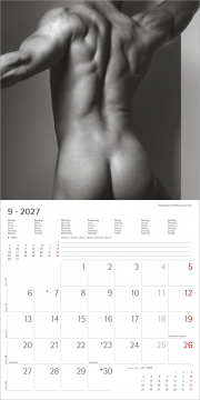 Masculine 2026 | Ralf Wehrle und Uwe Frank | 30 x 30 cm | aufgeklappt 30 x 60 cm Fotografen: Ralf Wehrle und Uwe Frank Black & White Fotodesign Alpha Edition