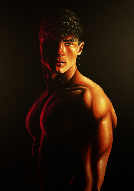 "Magnus" 100x70cm | Dirk Uhde Acryl auf Leinwand