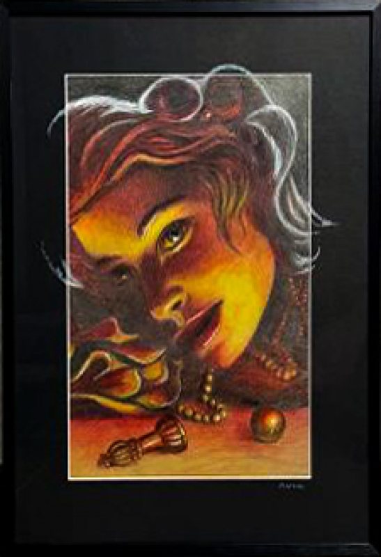 "Dame schlägt Dame" 23x30cm | Dirk Uhde