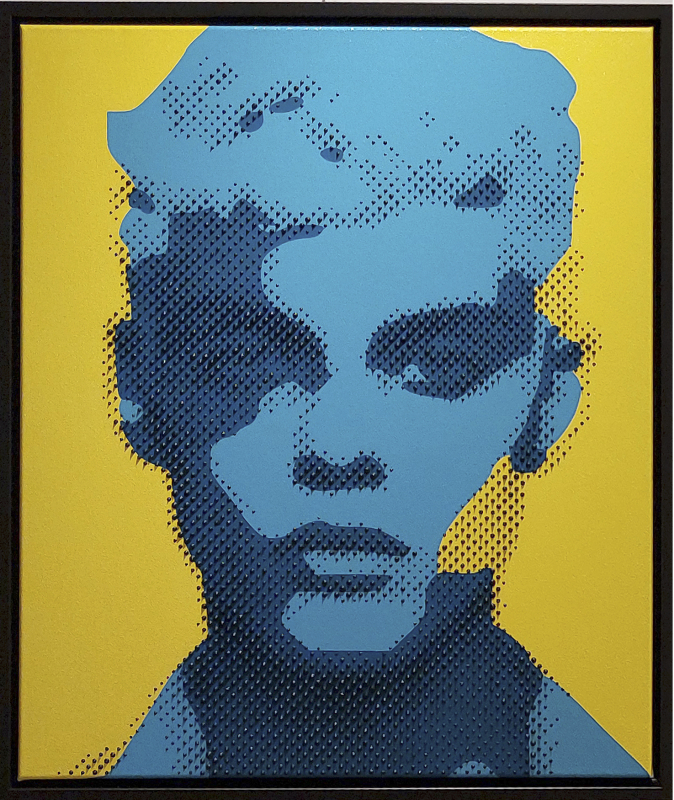 "Justin" | 2024 | Jarrad Arthur Mischtechnik auf Leinwand | gerahmt  60x50cm