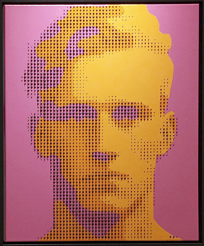 "Maik" | 2024 | Jarrad Arthur Mischtechnik auf Leinwand | gerahmt  60x50cm