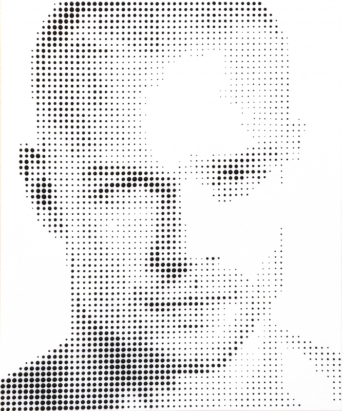"Ohne Titel" Face No4 | 2026 | Jarrad Arthur Mischtechnik auf Leinwand 60x50cm