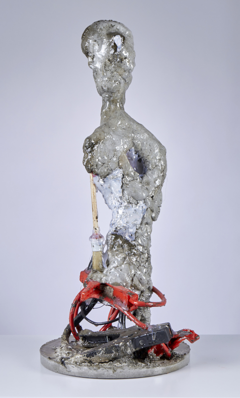 NR.28 "Aorta" Plastik | Oliver Sich  H: ca.58 cm B: ca.19cm Plastik / Mixed Media