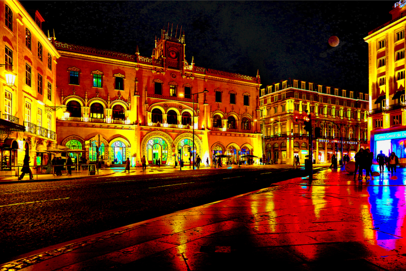 ONE DAY | LISSABON No10 | Ralf Wehrle und Uwe FrankFotografie - Fine - Art - Print  ca.40x60 cm | gerahmt 60x80 cm mit Passepartout und schwarzem Holzrahmen  Auflage 15 | signiert