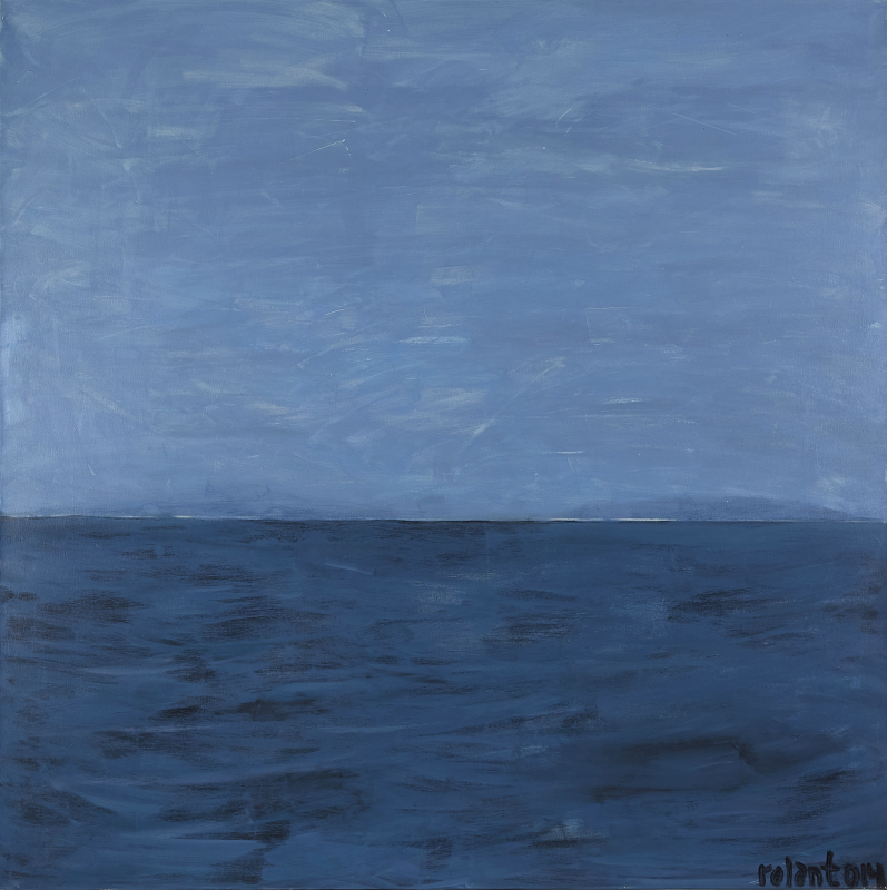 "Seascape" 2014 | Rolant de Beer 140x140cm Acryl auf Leinwand