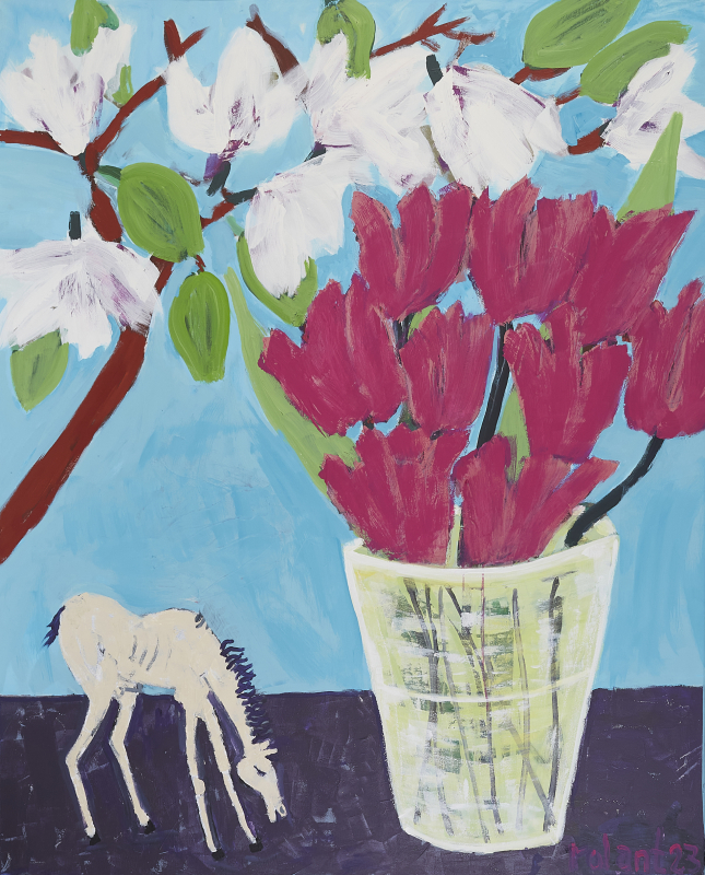 "Spring" 2023 | Rolant de Beer 154x125cm Acryl auf Leinwand