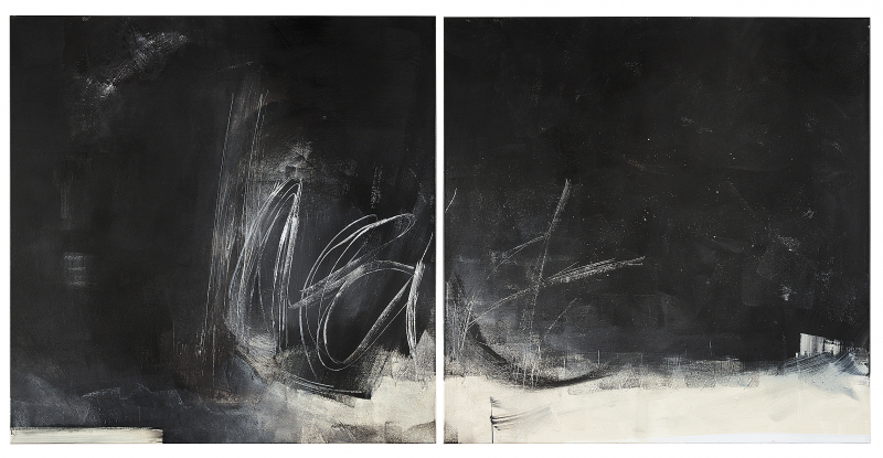 "Heart" - Kunstdruck | 2x100x100cm | SE 2025 - Stefanie Schmitt-Effinger Glicée Foto-Leinwandprint mit Oberflächenfirnis auf Keilrahmen Diptychon Auflage 5 + 2(EA)