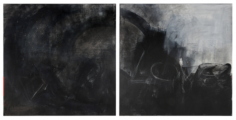 "Love" Kunstdruck | 2x100x100cm | SE 2025 - Stefanie Schmitt-Effinger Glicée Foto-Leinwandprint mit Oberflächenfirnis auf Keilrahmen Diptychon Auflage 5 + 2(EA)