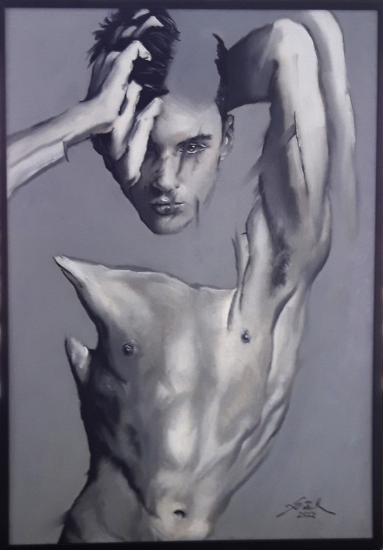 "Danny Carr"  | ca.30x40cm | Sven Ballenthin Öl auf Holz