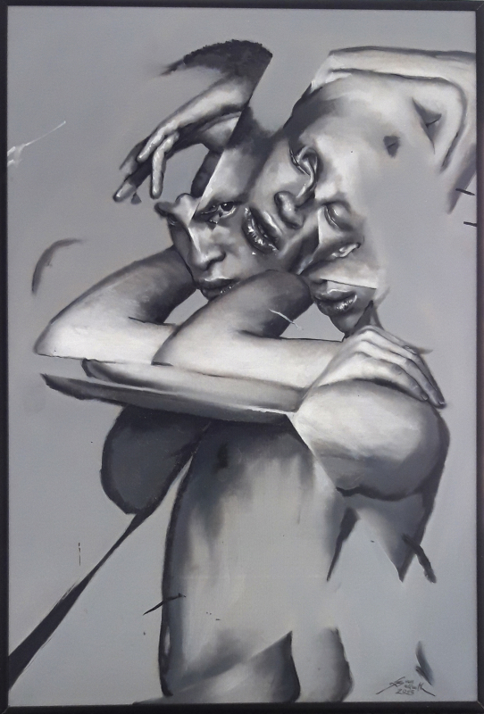"Shaun Ross"  | ca.40x56cm | Sven Ballenthin Öl auf Aludibond
