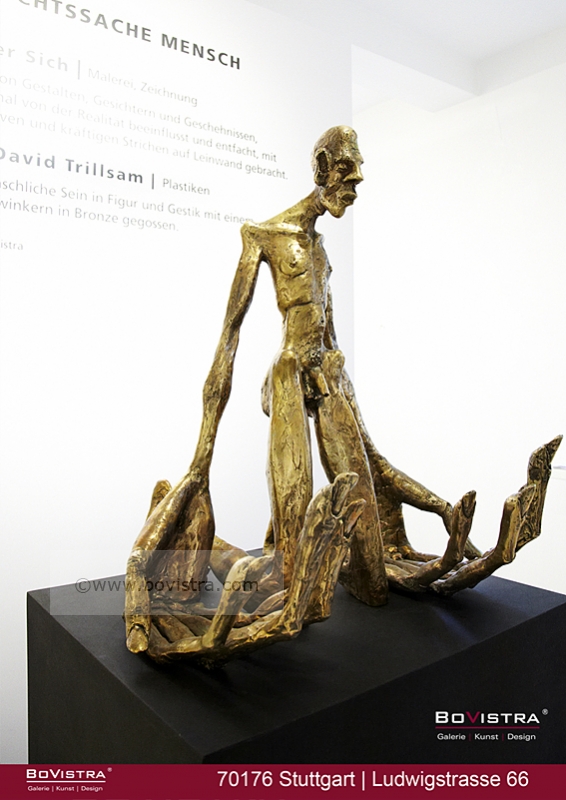 GEBETE SIND SCHWER | Tim David Trillsam 2015 Bronze, 66 x 55 x 45 cm limited edition 3+1 E.A.