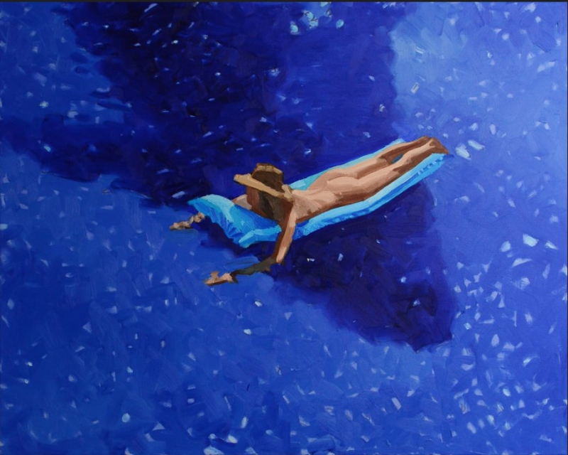 "Rendezvous at sea" 80x100cm | Alex Biegler | Öl auf Leinwand