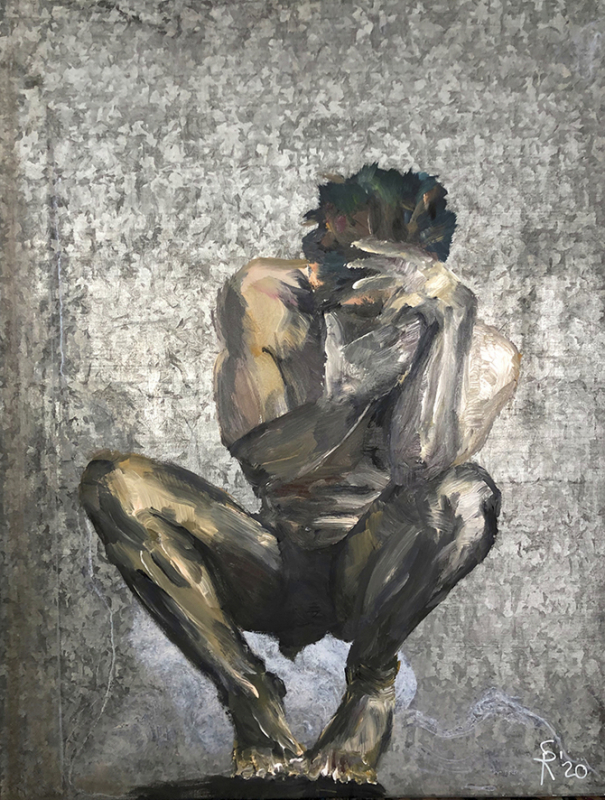 "Nameless" 100x80cm | Ralph Schulz Acryl auf Metall